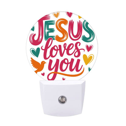He Loves You Christian Night Light For Kids - ClaimedbyGodDesigns