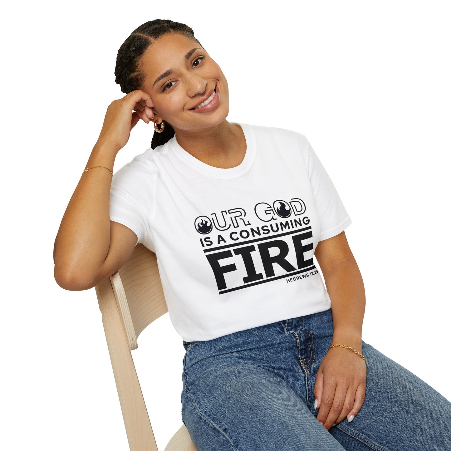 Our God Is A Consuming Fire Christian Unisex T-shirt