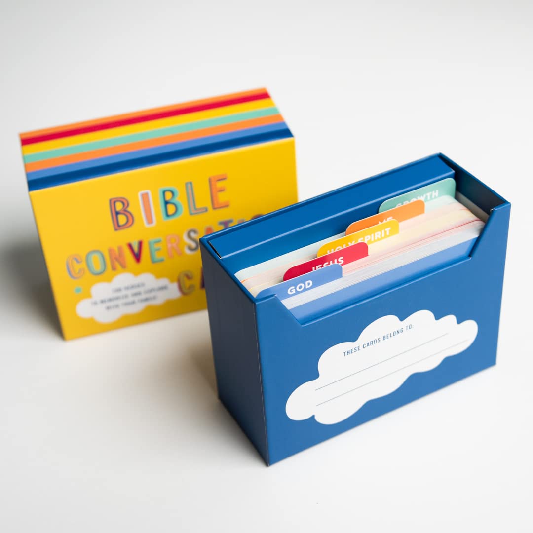 Bible Conversation Cards: 100 Verses to Memorize and Explore with Your Family claimedbygoddesigns