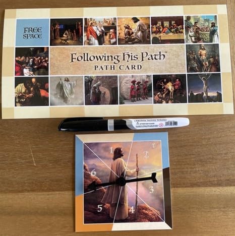 Following His Path: A Learning Board Game of Jesus' Life and Teachings claimedbygoddesigns