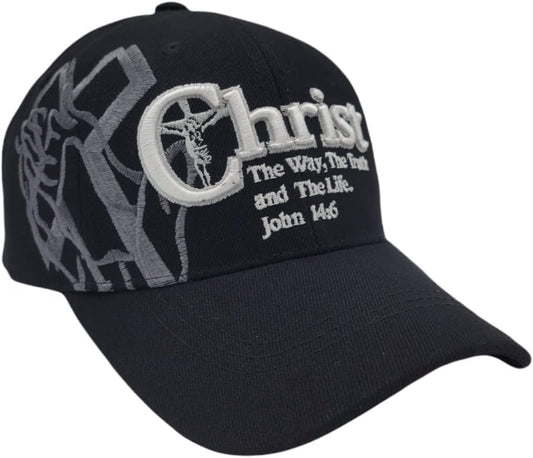 Christ The Way The Truth The life Christian Hat claimedbygoddesigns