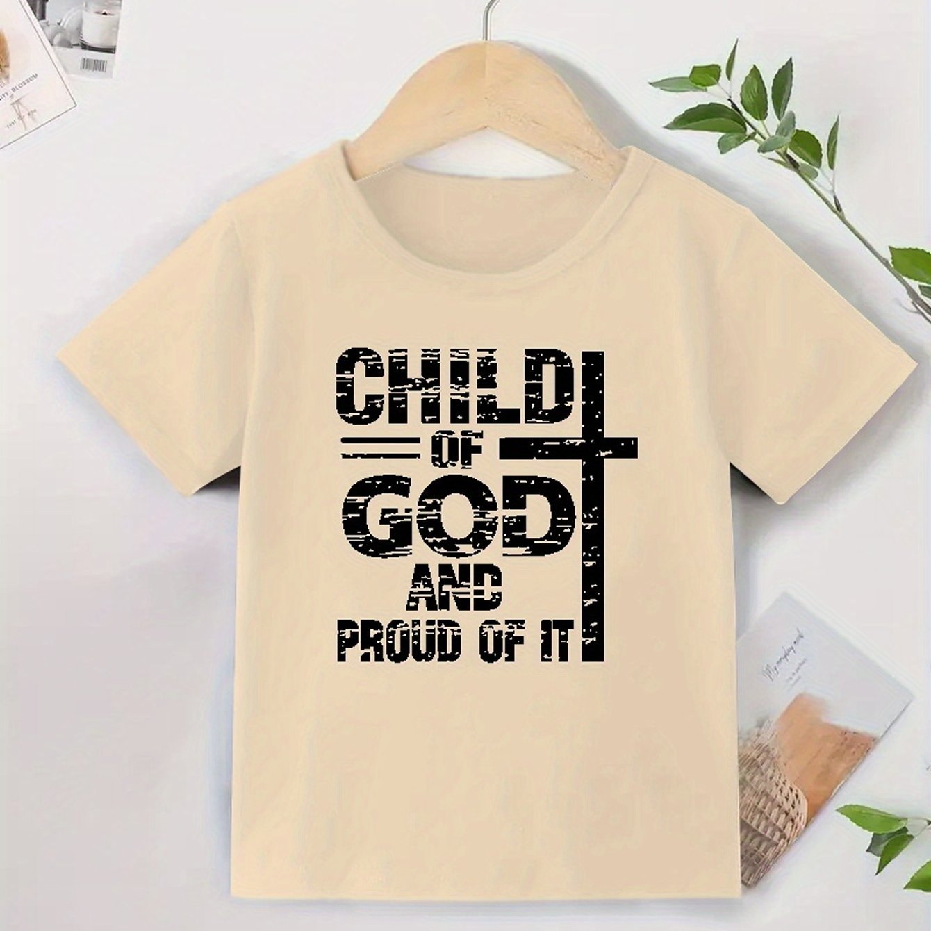 CHILD OF GOD And Proud Of It Youth Christian T-shirt claimedbygoddesigns