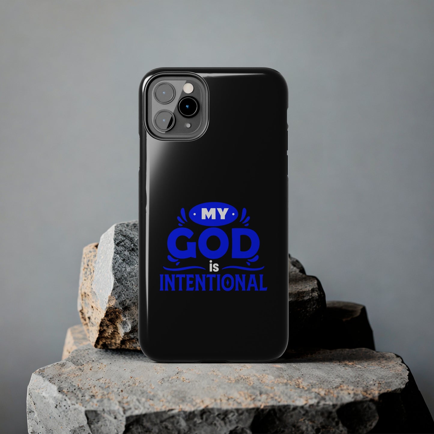 My God Is Intentional Tough Phone Cases, Case-Mate