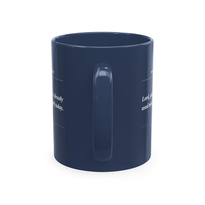 Prayer Request Mug — Inspirational Christian Coffee Cup with Daily Prayers