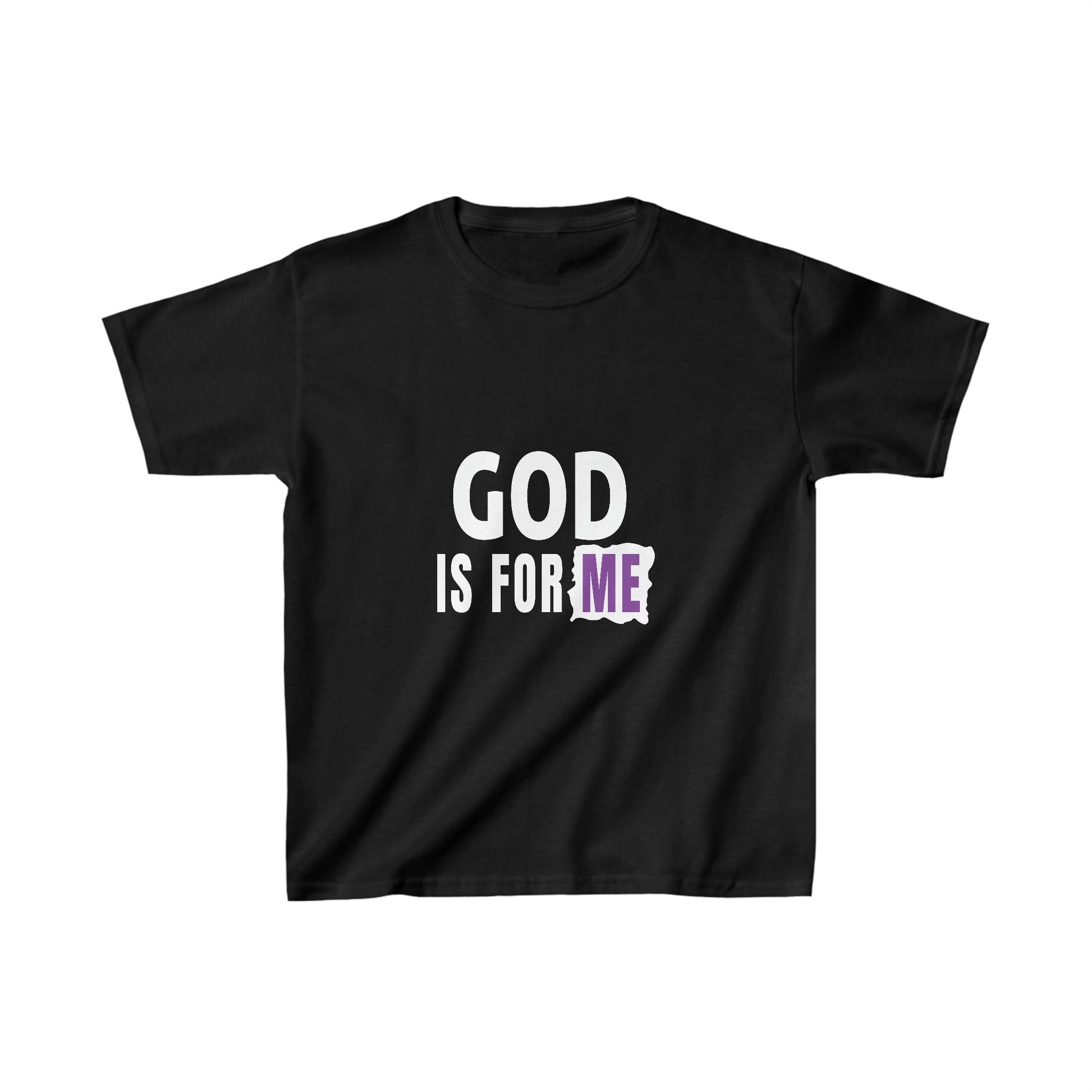 God Is For Me Youth Christian T-Shirt Printify