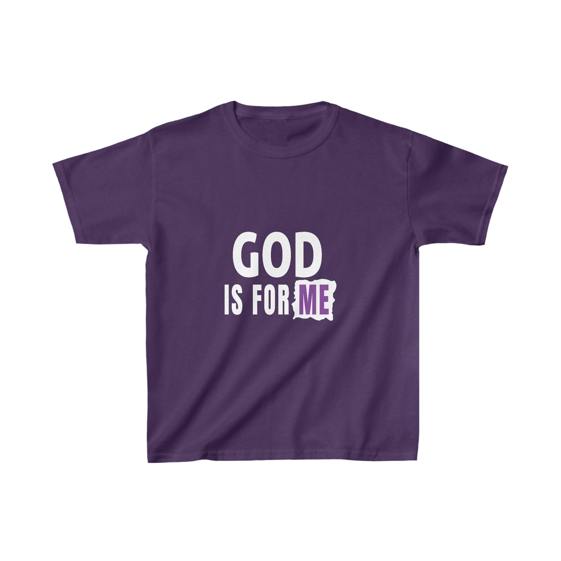 God Is For Me Youth Christian T-Shirt Printify