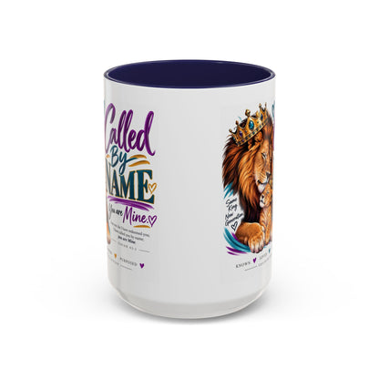 Called by Name lion Christian coffee mug, Isaiah 43:1