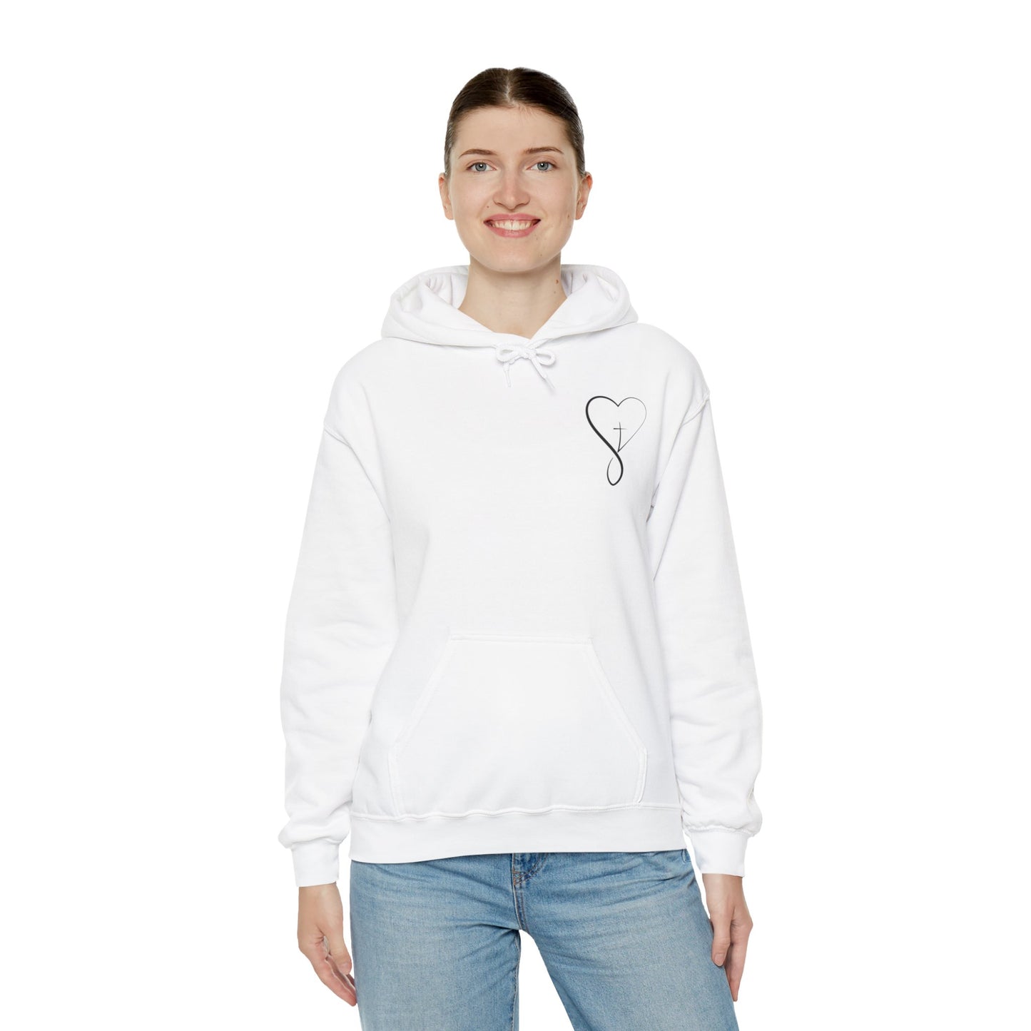 Chosen (angel wings) Women's Christian Hooded Pullover Sweatshirt