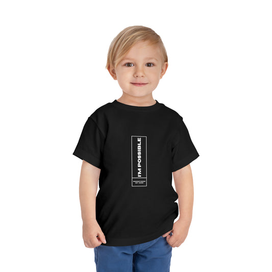 I'm Possible Redefined By God Toddler T-Shirt Printify