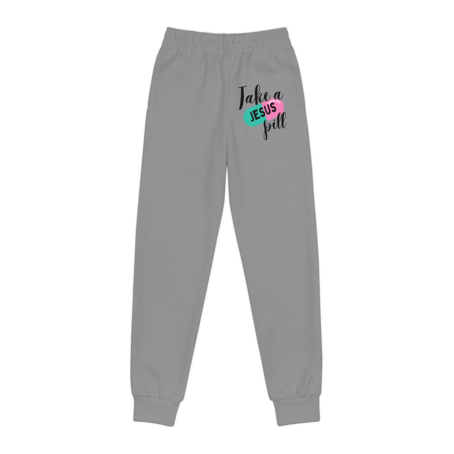 Take A Jesus Pill Youth Christian Sweatpants (Joggers)