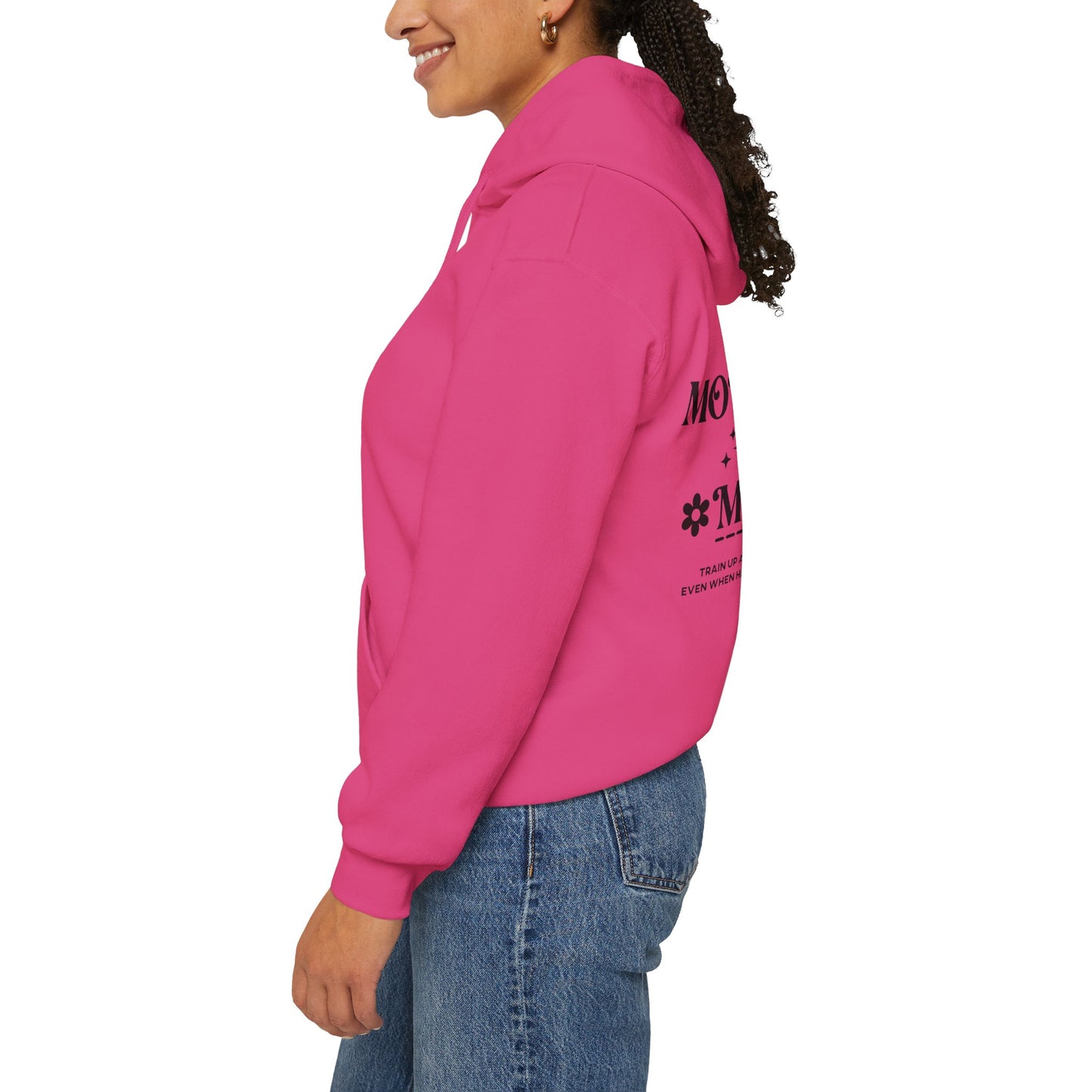 Proverbs 22:6 Motherhood Is My Ministry Women's Christian Hooded Pullover Sweatshirt