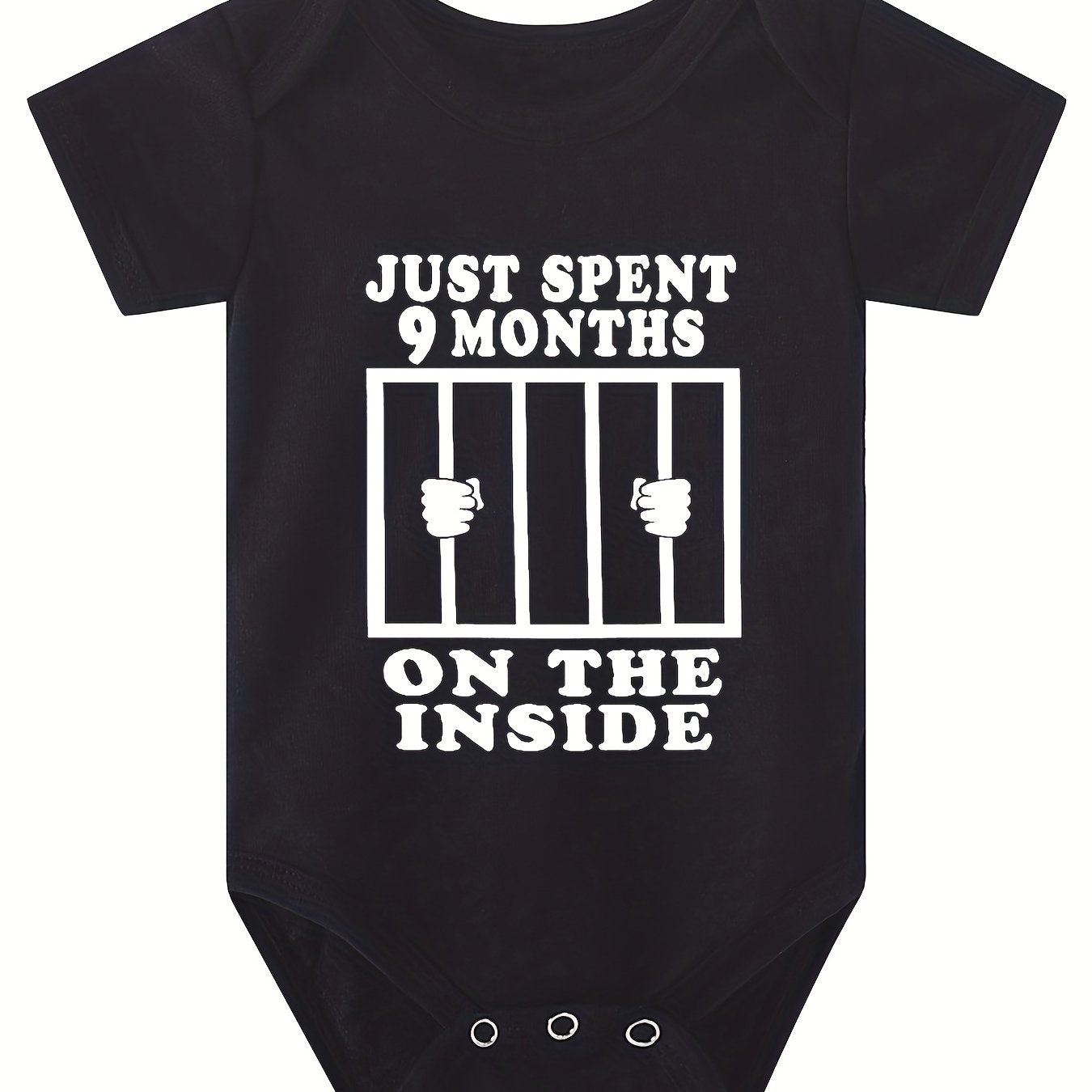 JUST SPENT 9 MONTHS ON THE INSIDE Christian Baby Onesie claimedbygoddesigns