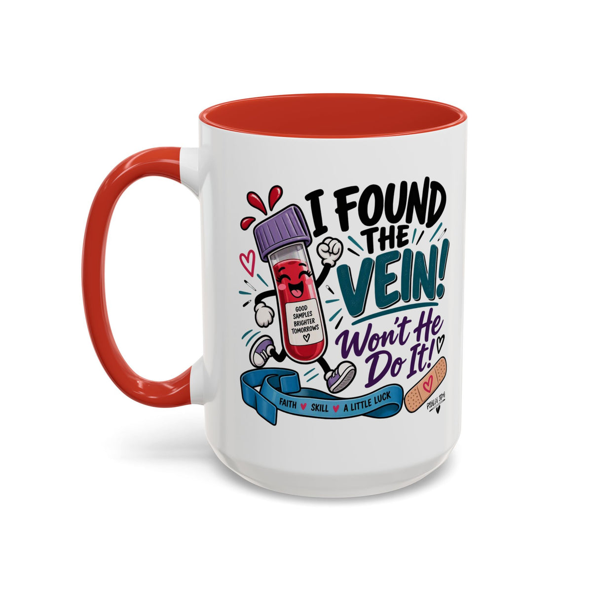 I Found the Vein! Phlebotomy Coffee Mug – Funny Nurse / Phlebotomist Gift (11/15oz)