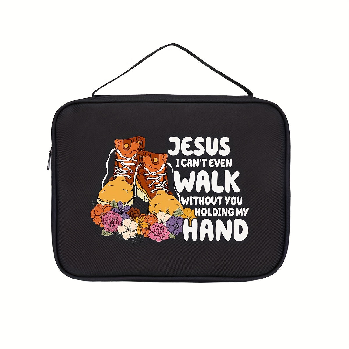 Jesus I Can't Walk Without You Holding My Hand Christian Bible Cover claimedbygoddesigns