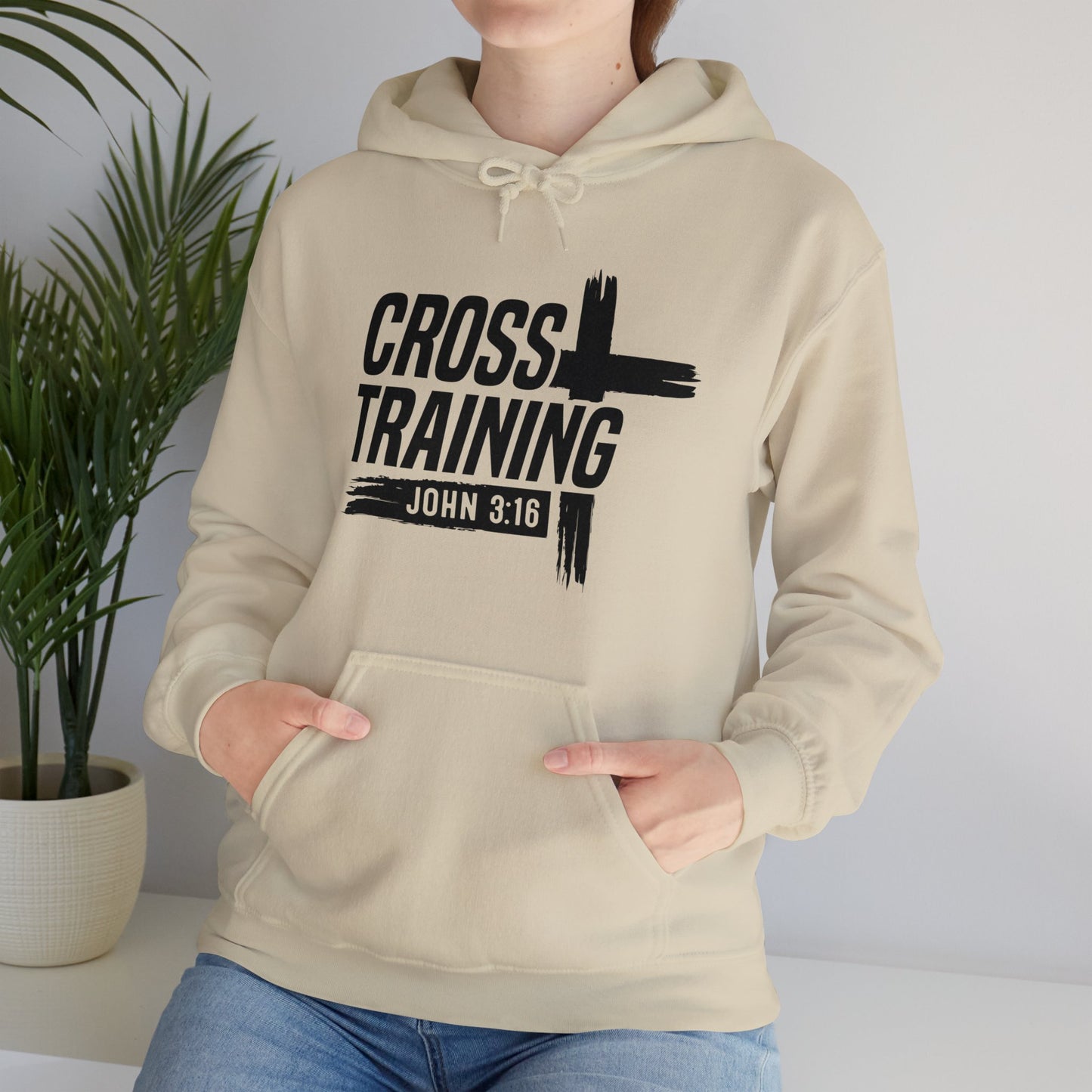 Cross Training Unisex Christian Hooded Pullover Sweatshirt