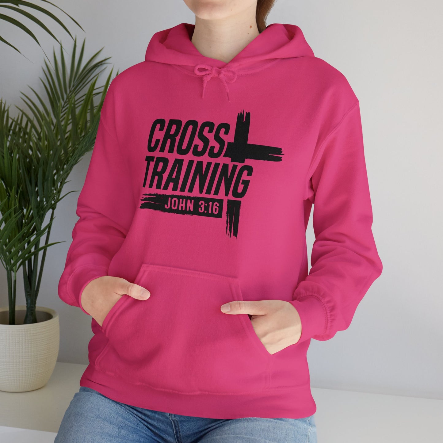 Cross Training Unisex Christian Hooded Pullover Sweatshirt