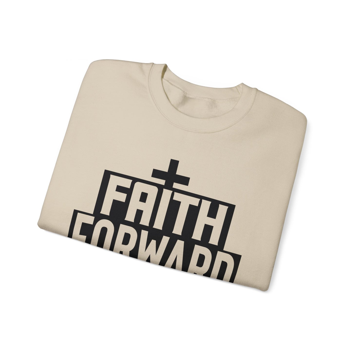 Faith Forward  Unisex Heavy Blend™ Crewneck Christian Sweatshirt