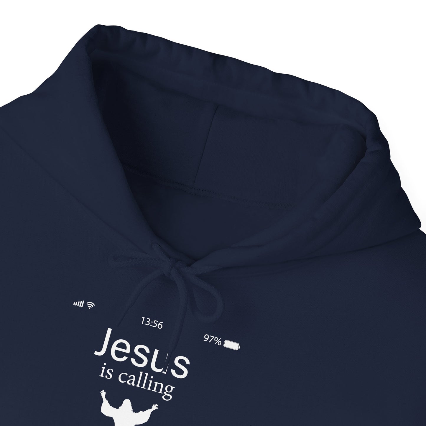 Jesus Is Calling And I Must Go Bible Emergency Numbers Funny  Unisex Christian Hooded Pullover Sweatshirt