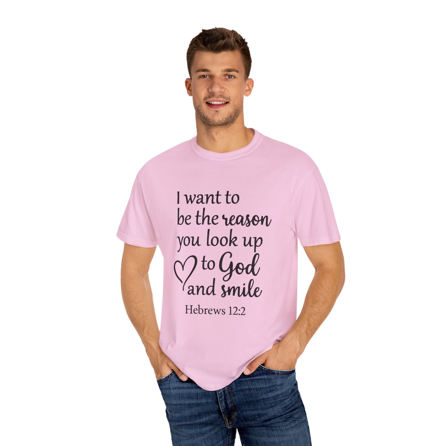 Inspirational Unisex T-Shirt -Smile, Faith-Based Apparel, Religious Gift, Christian Tee, Motivational Shirt, Everyday Wear