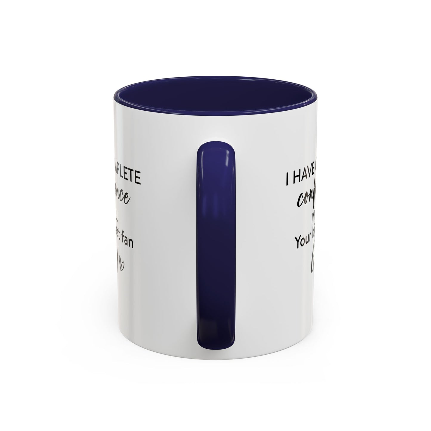 Christian Ceramic Mug- Godfidence Accent Coffee Mug (11, 15oz)