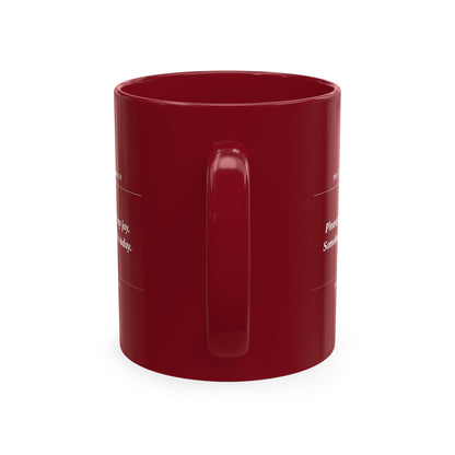 Prayer Request Ceramic Mug — "Please Pray for My Joy" Inspirational Coffee Cup