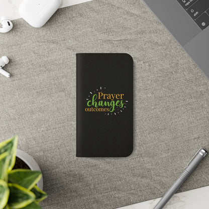 Prayer Changes Outcomes Phone Flip Cases - ClaimedbyGodDesigns