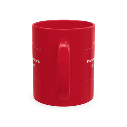 Prayer Request Ceramic Mug — 'Please Pray for Me' Inspirational Coffee Cup