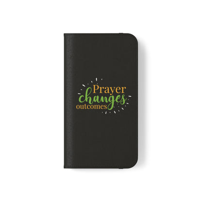 Prayer Changes Outcomes Phone Flip Cases - ClaimedbyGodDesigns