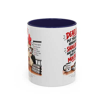 Christian Coffee Mug — "Dear Lord, Put Your Arm Around My Shoulder" Inspirational Ceramic Mug