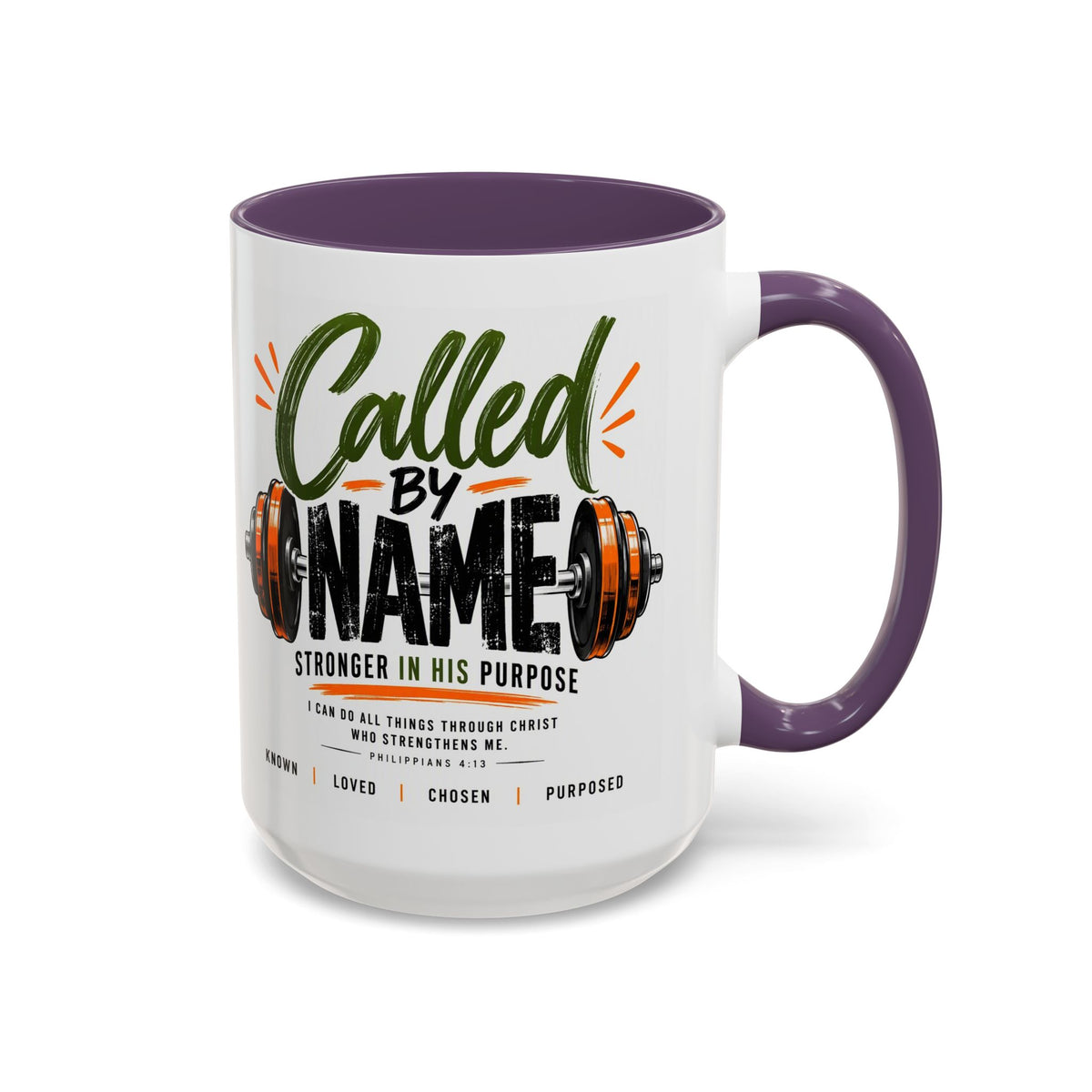 Called by Name Christian Coffee Mug – Stronger in His Purpose Inspirational Gift
