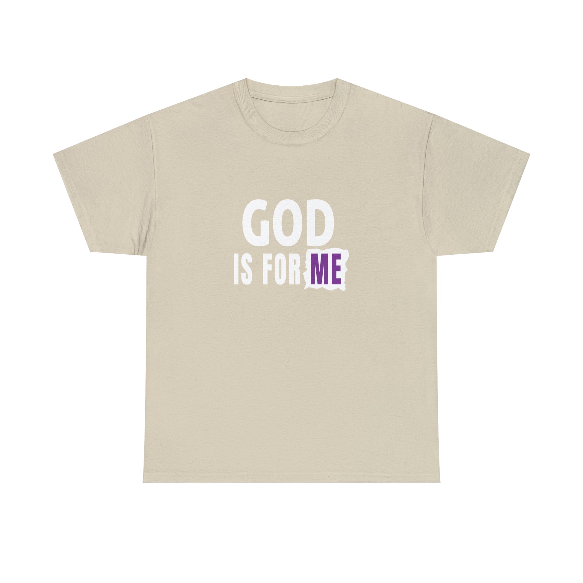 God Is For Me Unisex Heavy Cotton Tee Printify