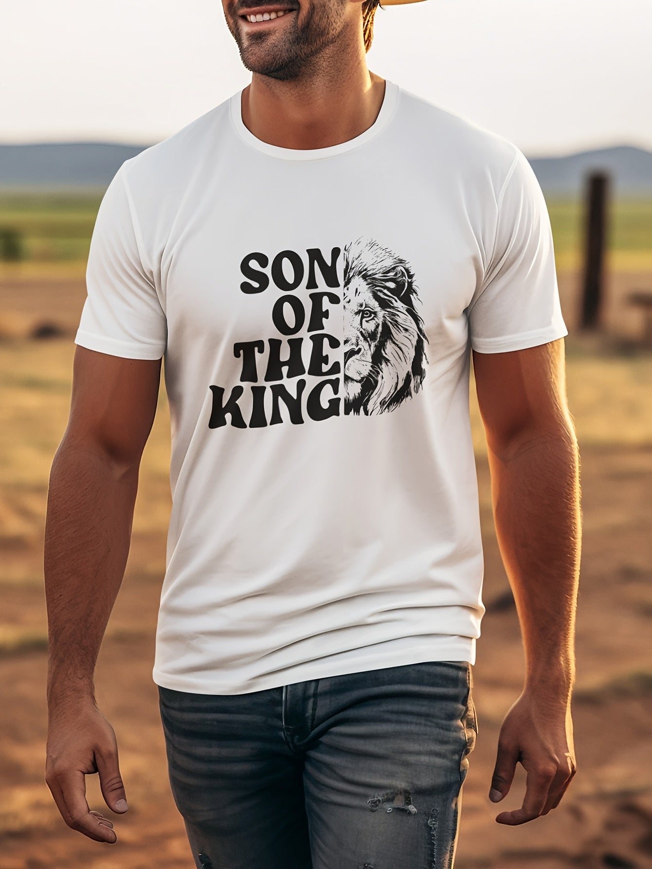 Son Of The King Men's Christian T-shirt claimedbygoddesigns