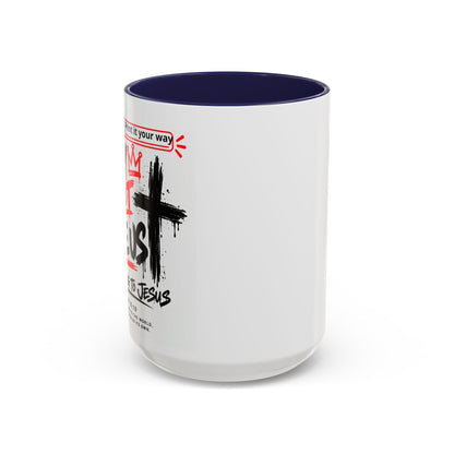 They Not Like Us, We Belong to Jesus Personalized Christian Coffee Mug — Called by Name Accent Mug (15oz)