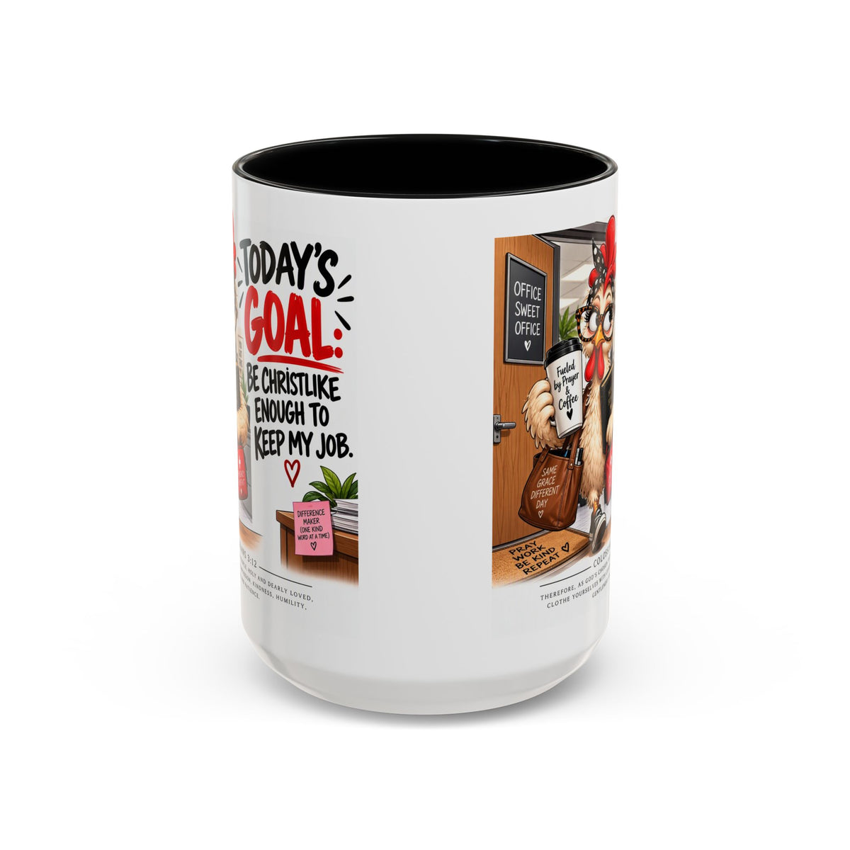 Today's Goal Christian Coffee Mug – Be Christlike Inspirational Bible Verse Mug