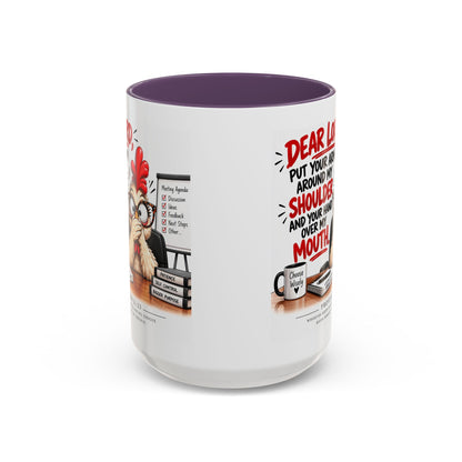 Christian Coffee Mug — "Dear Lord, Put Your Arm Around My Shoulder" Inspirational Ceramic Mug