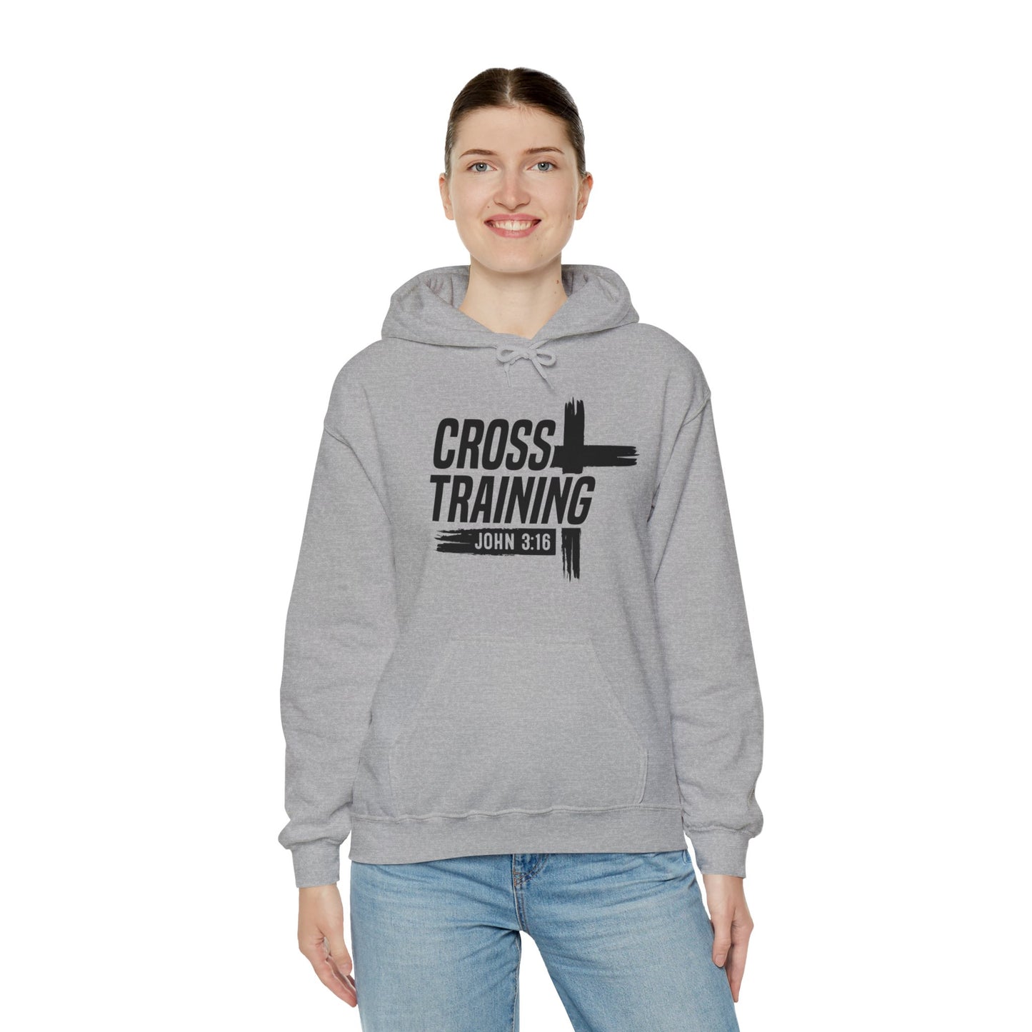 Cross Training Unisex Christian Hooded Pullover Sweatshirt