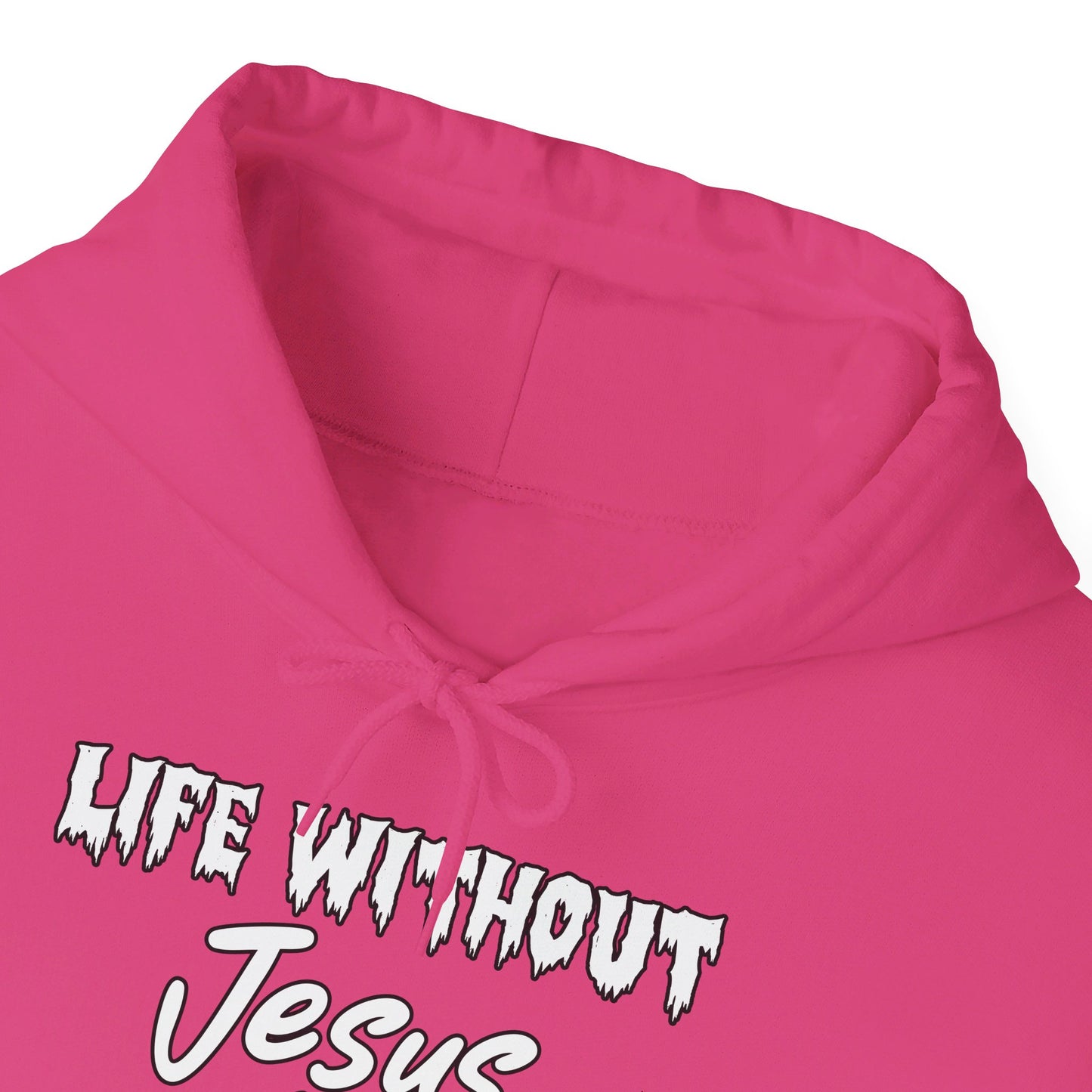 Life Without Jesus Is Spooky Unisex Christian Pullover Hooded Sweatshirt