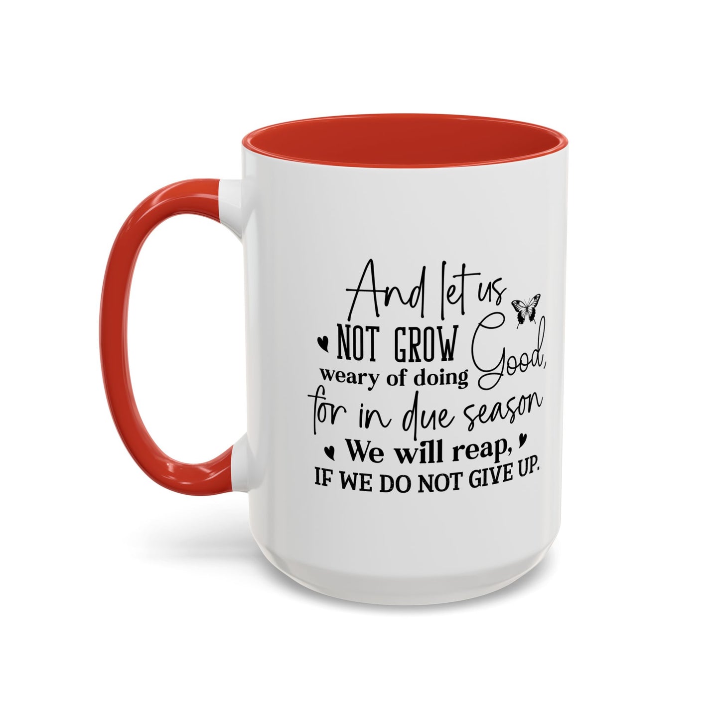 Christian Ceramic Mug - Due Season Accent Coffee Mug (11, 15oz)