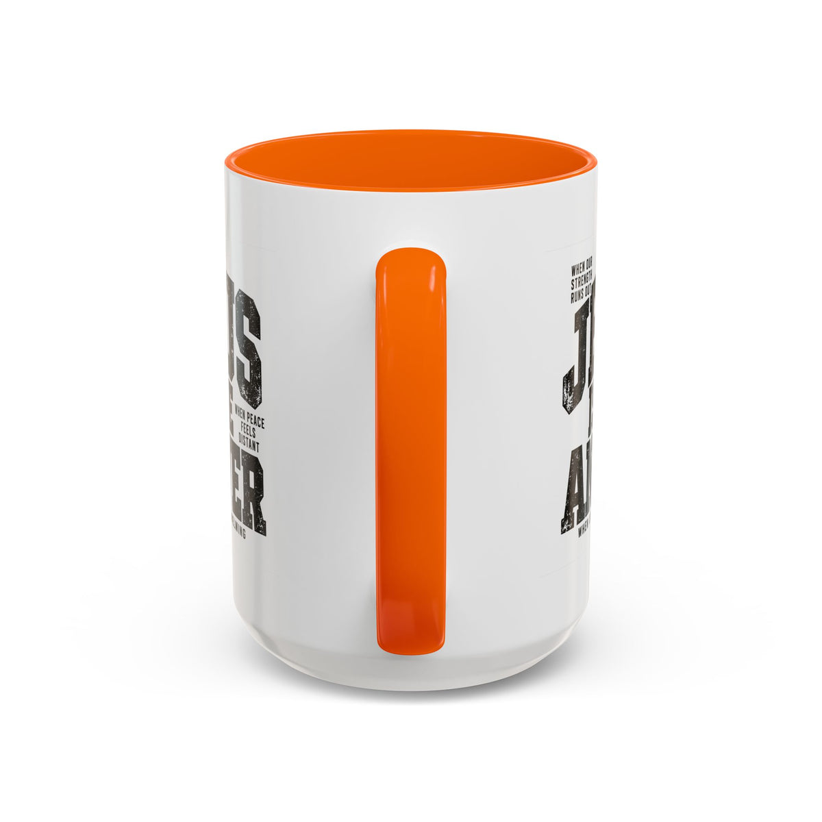 Jesus Is the Answer Christian Coffee Mug | Matthew 11:28