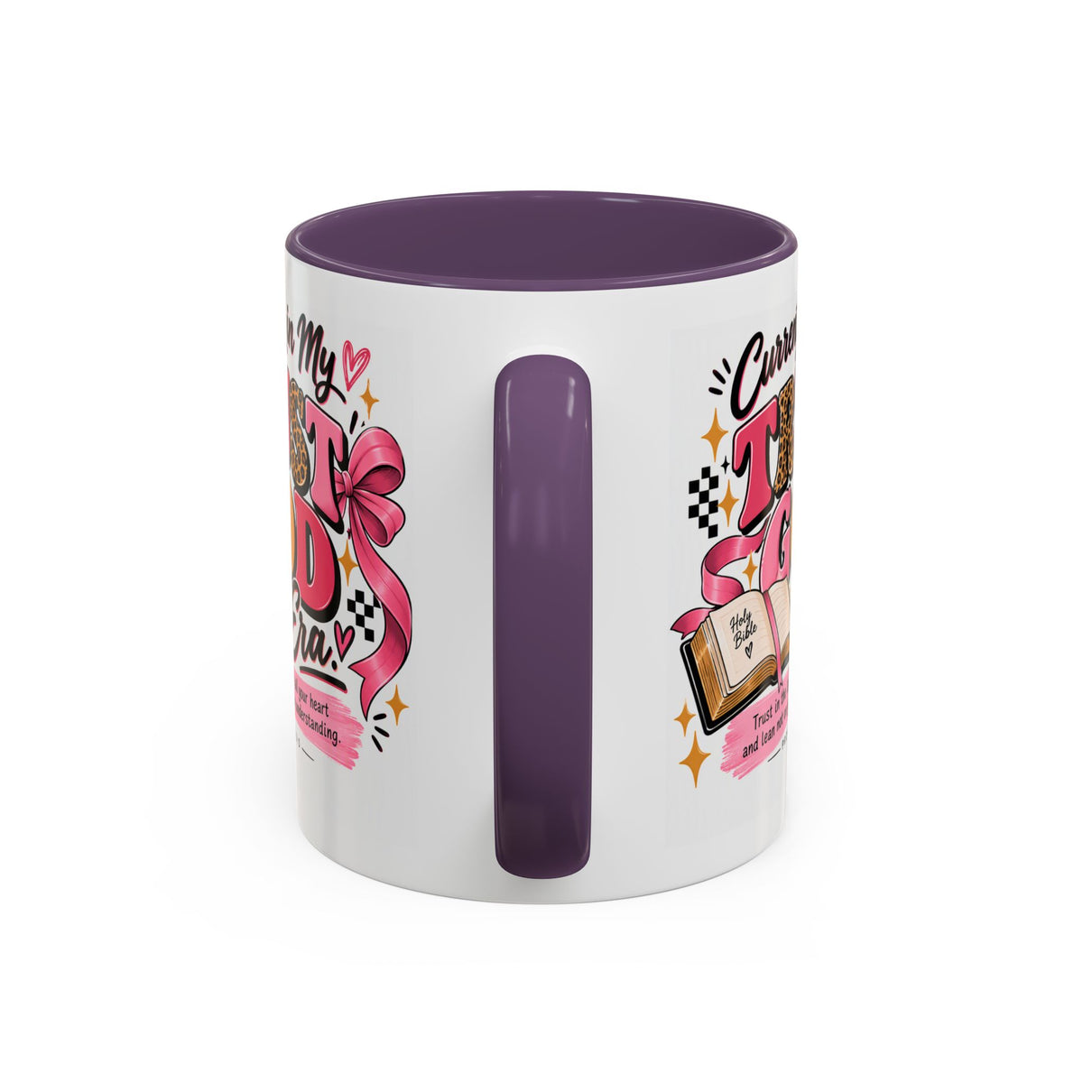 Currently in My Trust God Era Coffee Mug