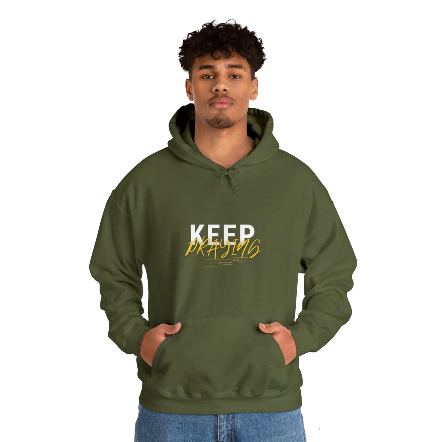 Keep Praying Unisex Hooded Sweatshirt Printify