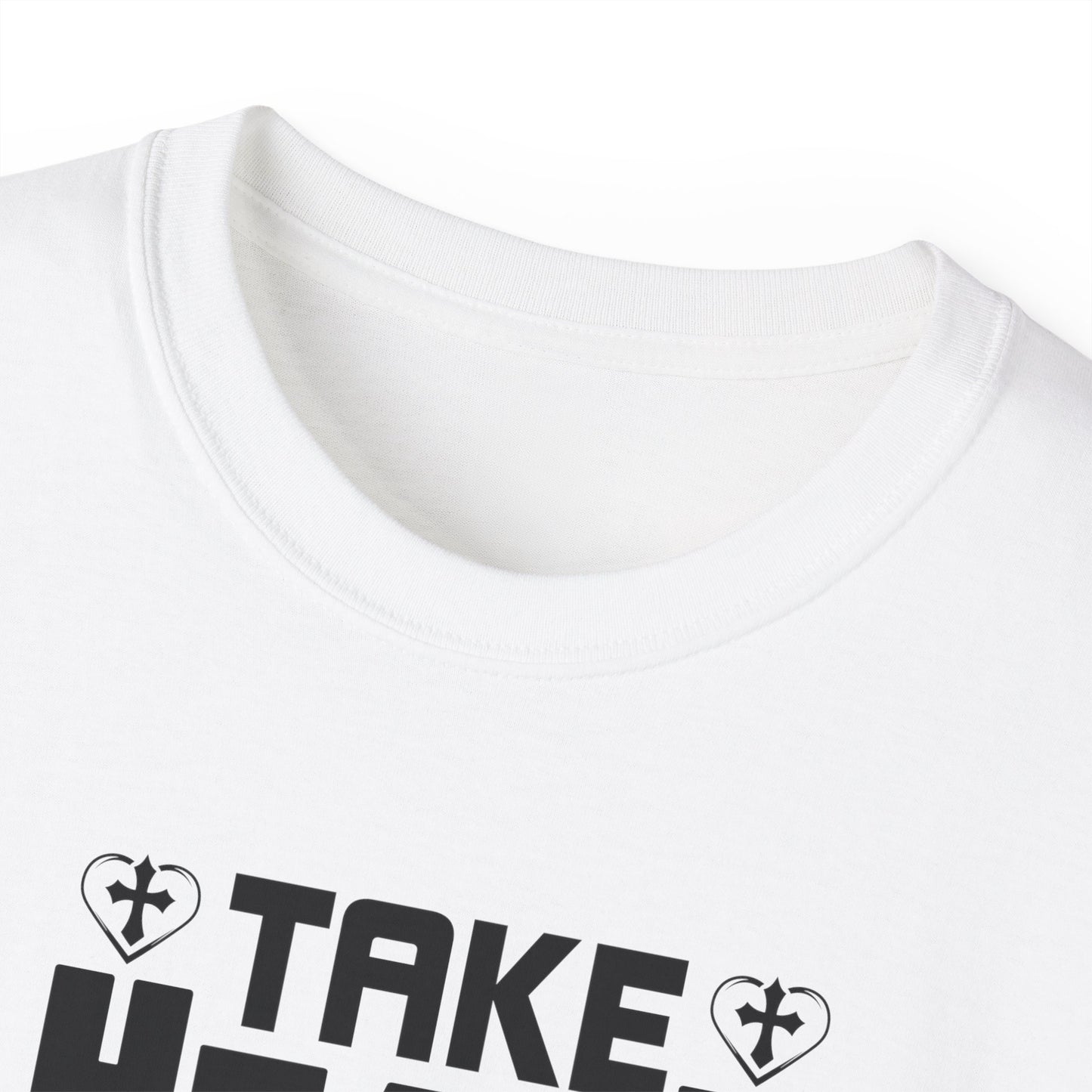 Take Heart For I Have Overcome The World Unisex Christian Ultra Cotton Tee Printify