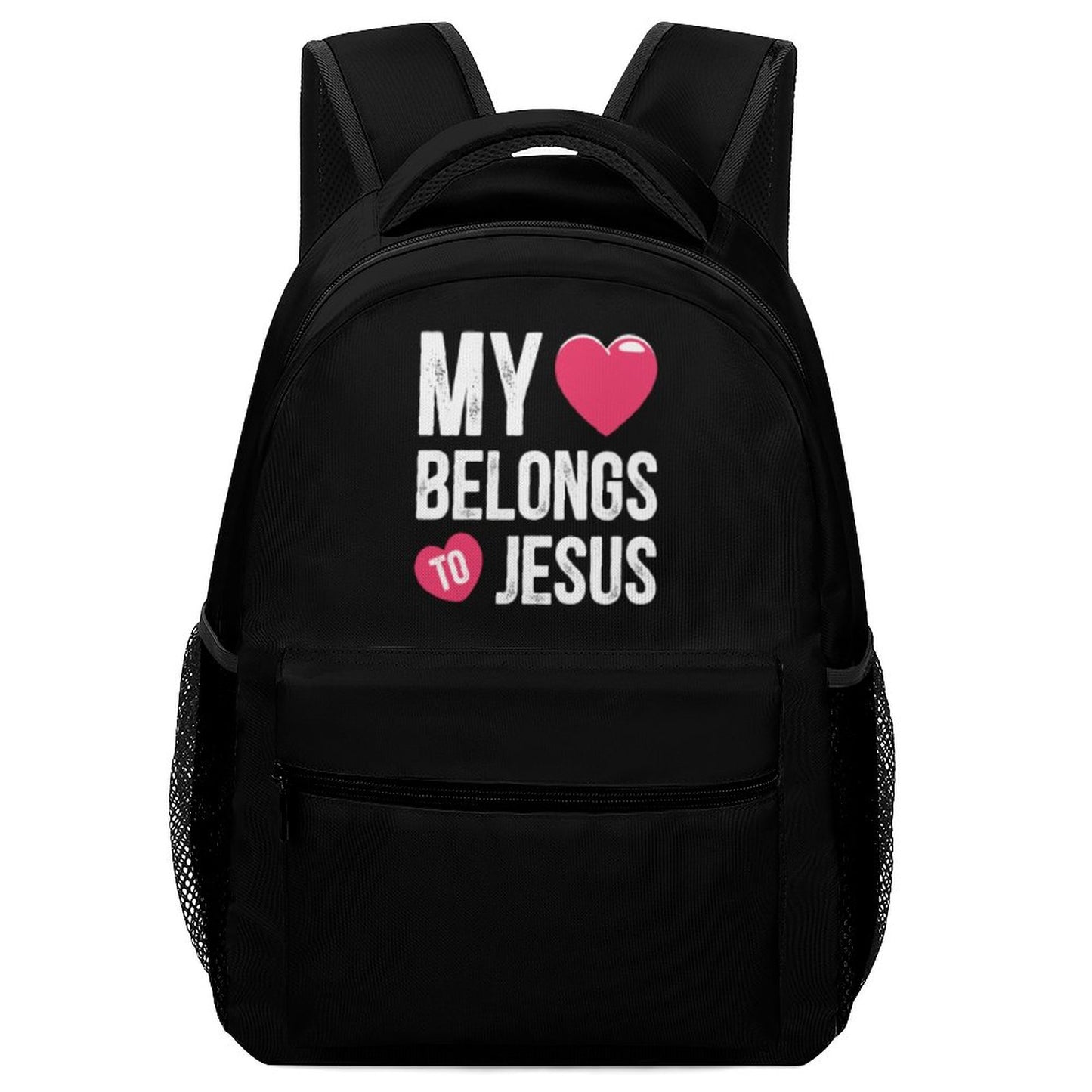 My Heart Belongs To Jesus Christian Children's School Backpack