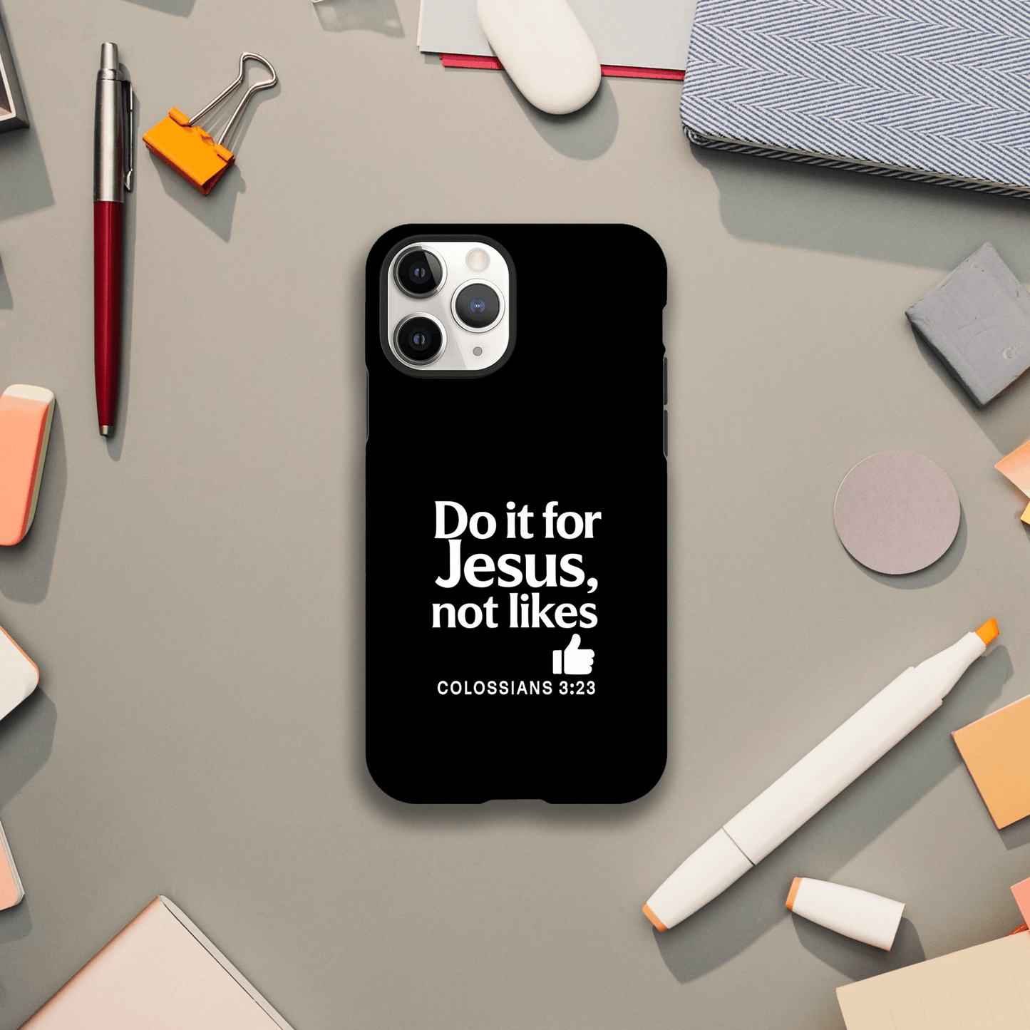 Do It For Him Not Likes Christian Iphone Tough Phone Case - ClaimedbyGodDesigns