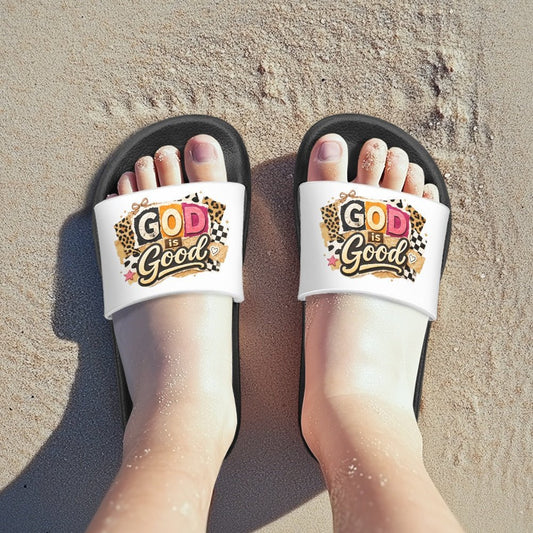 God Is Good Christian Children's Sandals - ClaimedbyGodDesigns
