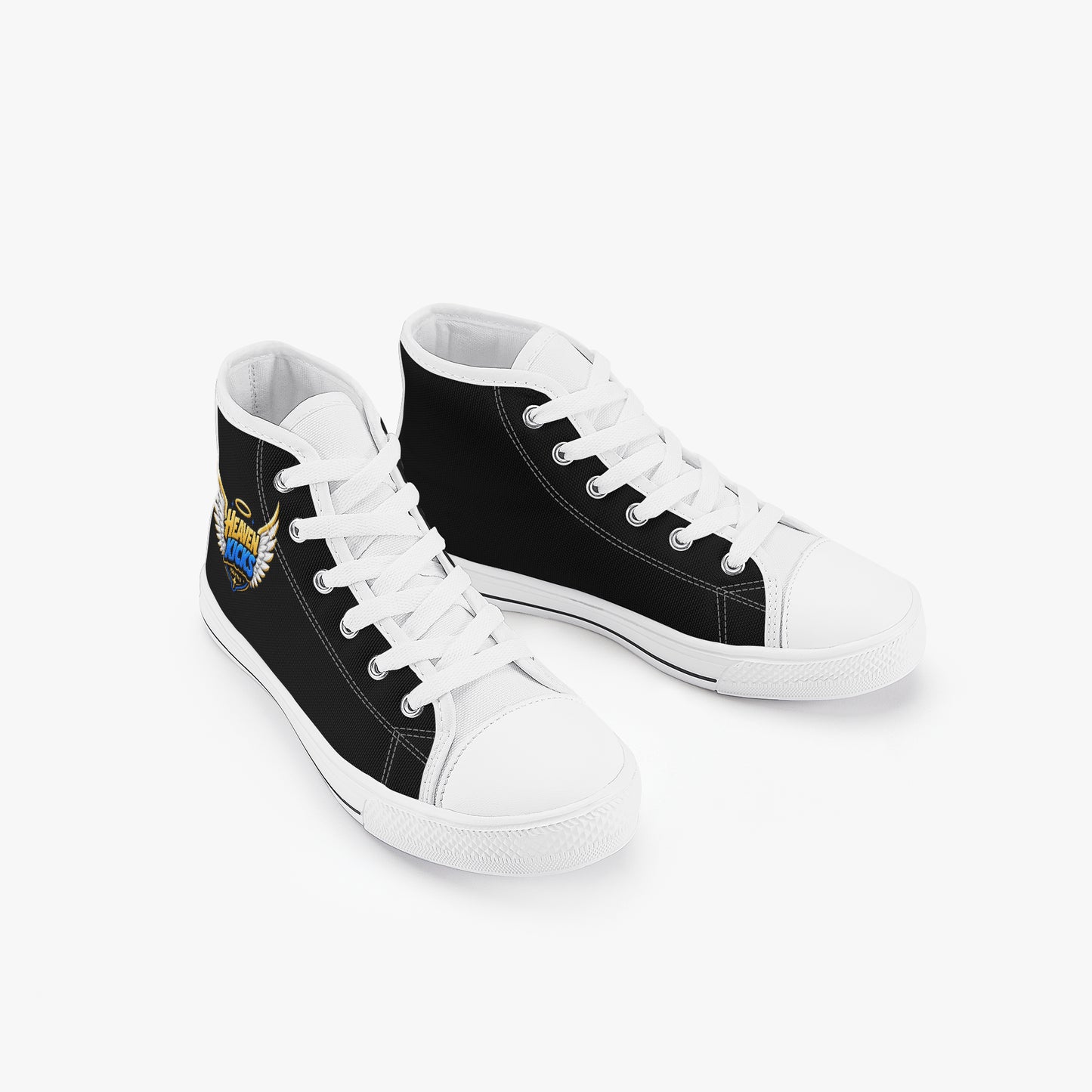 Heaven Kicks Christian Kid’s High - Top Canvas Shoes - ClaimedbyGodDesigns