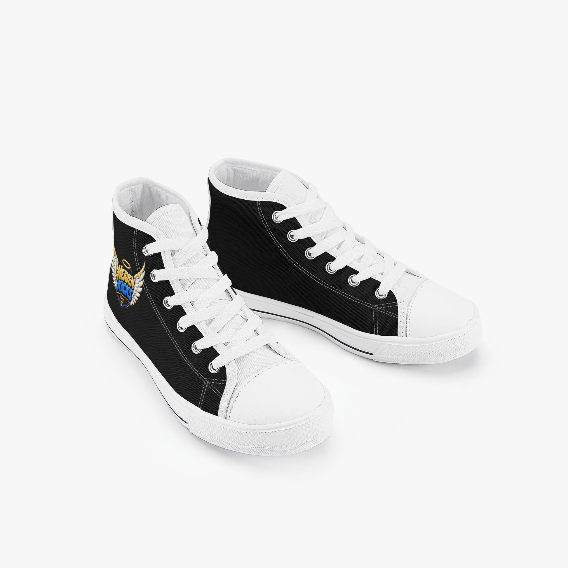 Heaven Kicks Christian Kid’s High - Top Canvas Shoes - ClaimedbyGodDesigns