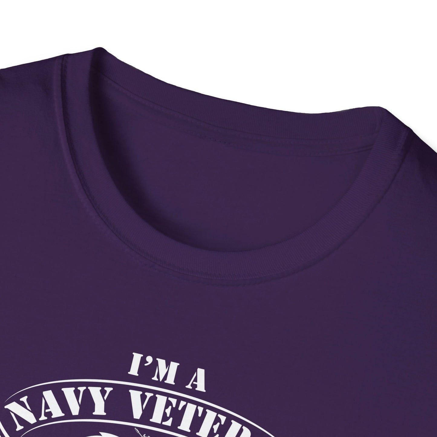 I'm A Navy Veteran I Fear God And My Wife Funny American Patriotic Men's Christian T-shirt