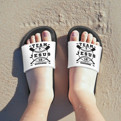 His Team Christian Children's Sandals - ClaimedbyGodDesigns