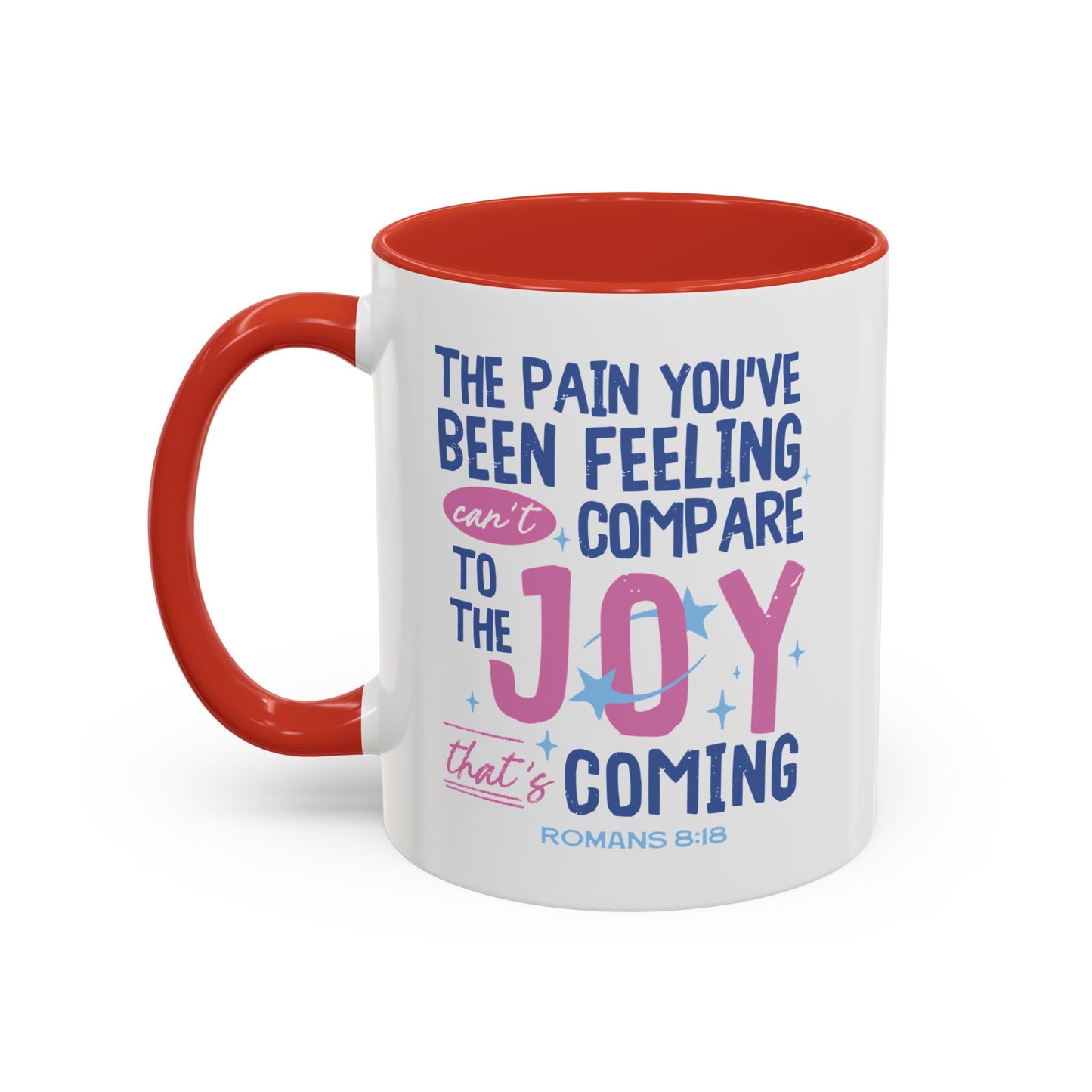 Inspirational Coffee Mug - Joyful Encouragement with Romans 8:18